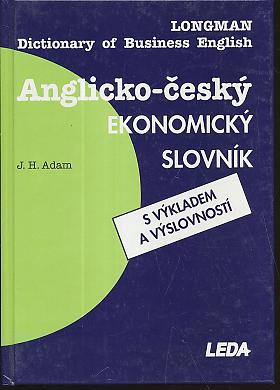 J. H. Adam – Anglicko-český ekonomický slovník s výkladem a výslovností