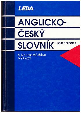 Josef Fronek – Anglicko-český slovník s nejnovějšími výrazy.