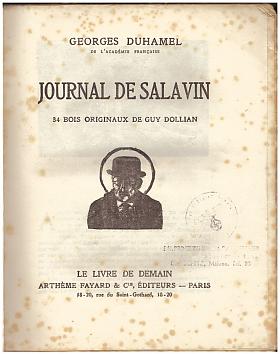 Georges Duhamel – Journal de Salavin