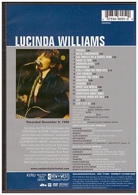 Lucinda Williams – Lucinda Williams - Live from Austin, Texas [DVD] [2008]