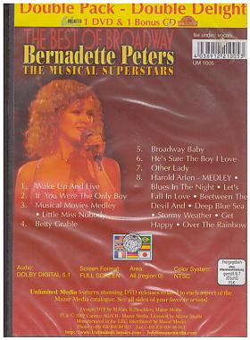 Peters Bernadette – Bernadette Peters : The Best of Broadway - The Musical Superstars [DVD] [2002]