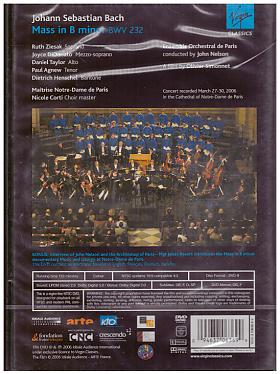 Johann Sebastian Bach; Actors Ensemble Orchestral de Paris – Bach in Notre-Dame de Paris: Mass In B Minor [DVD] [2008]