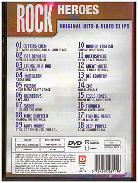 Various Artists : Rock Heroes [DVD] [2001]