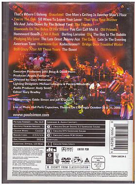 Paul Simon – : You're The One [DVD] [2000]