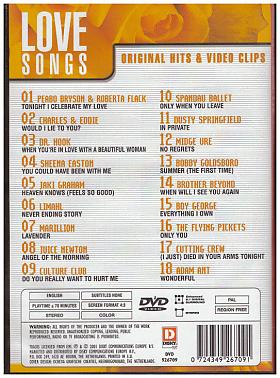 Various Artists – : Love Songs [DVD] [2002]