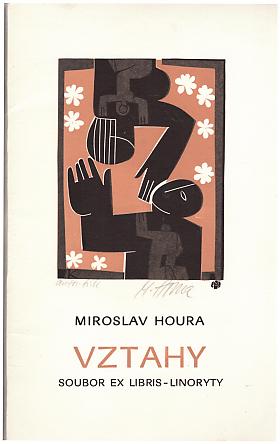 Miroslav Houra – Vztahy - Soubor exlibris - Linoryty